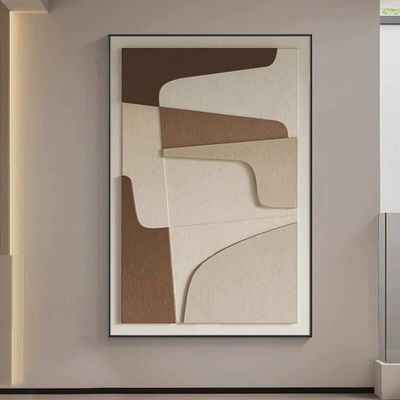 The visuals are rich and the touch is textured. Handmade Mixed Media Painting for Office Decor