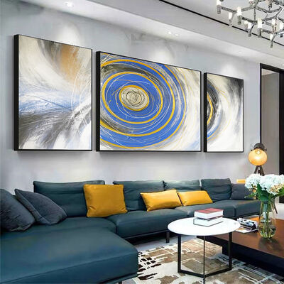 Modern Abstract Style Hand Painted Oil Painting on Canvas - Customized Size and Ready to Hang Wall Art